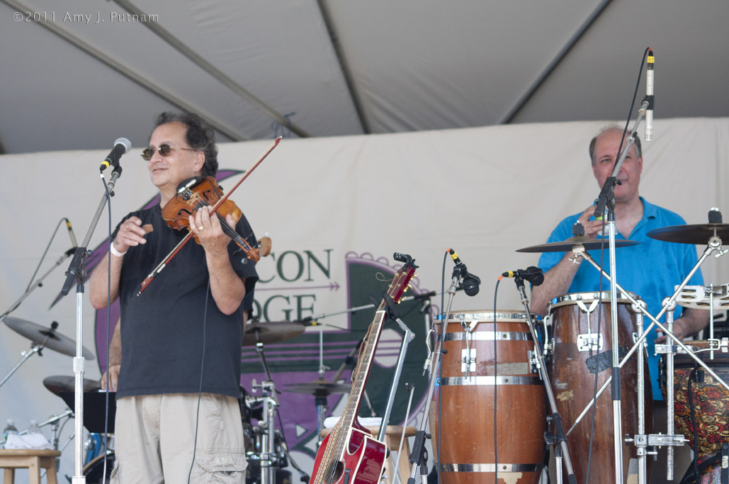 Robin Batteau with Marshal Rosenberg. Falcon Ridge Folk Festival 2011