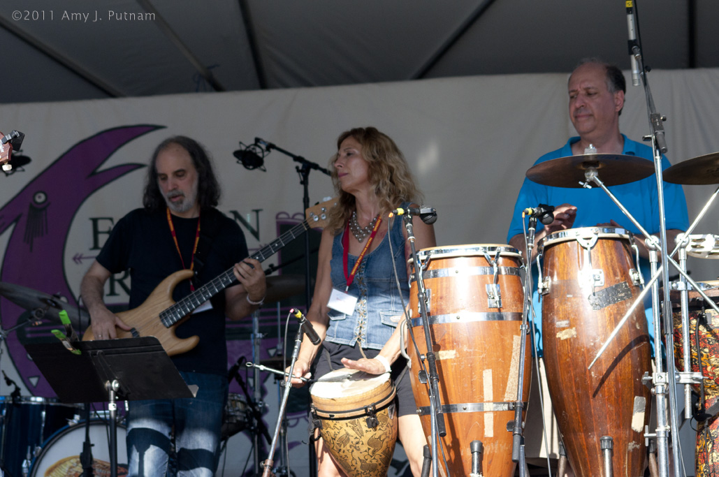 Mark Dann, Annie Wenx, Marshal Rosenberg (with Dan Navarro). Falcon Ridge Folk Festival 2011