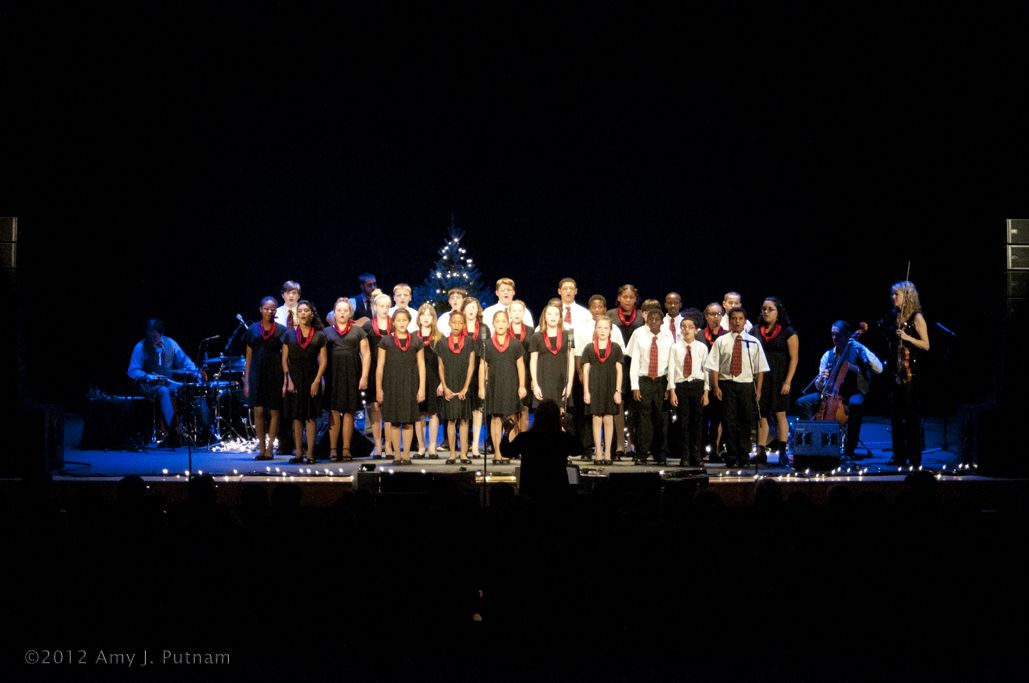 Kurn Hattin Choir with Natalie MacMaster and band. Bellows Falls (VT) Opera House. 29 November 2012