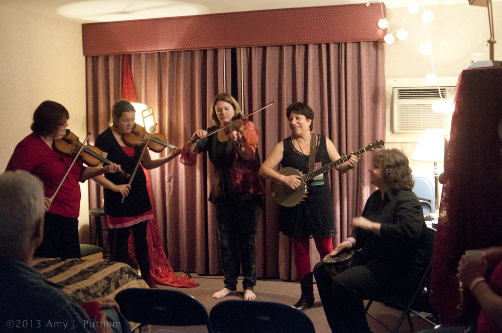 Panache Quartet with Cheryl Prashker - guerilla showcases, NERFA 2013