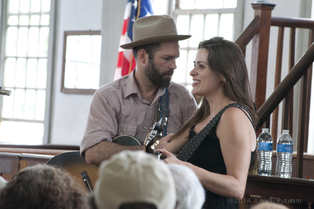 Sunday at the Rockingham Meeting House, Roots on the River 2014. 8 June.