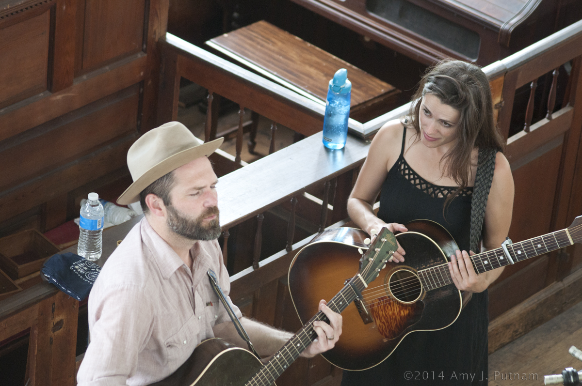 Sunday at the Rockingham Meeting House, Roots on the River 2014. 8 June.